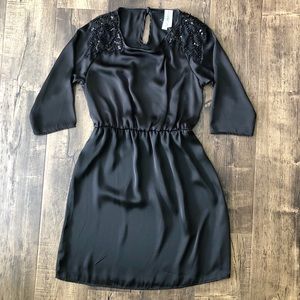 Francesca’s Collections Black Sequins Dress